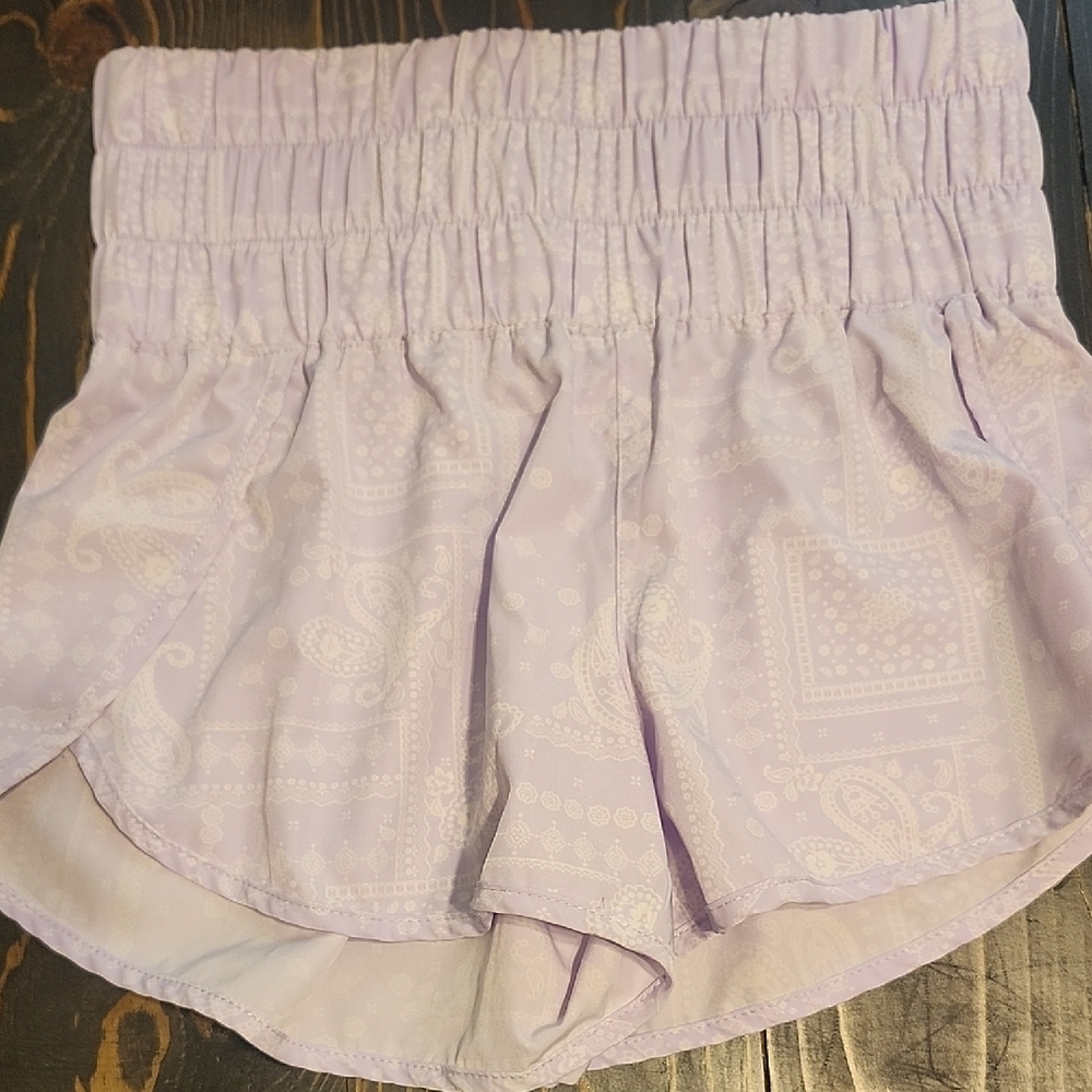 Vanilla Star Purple Athletic Shorts